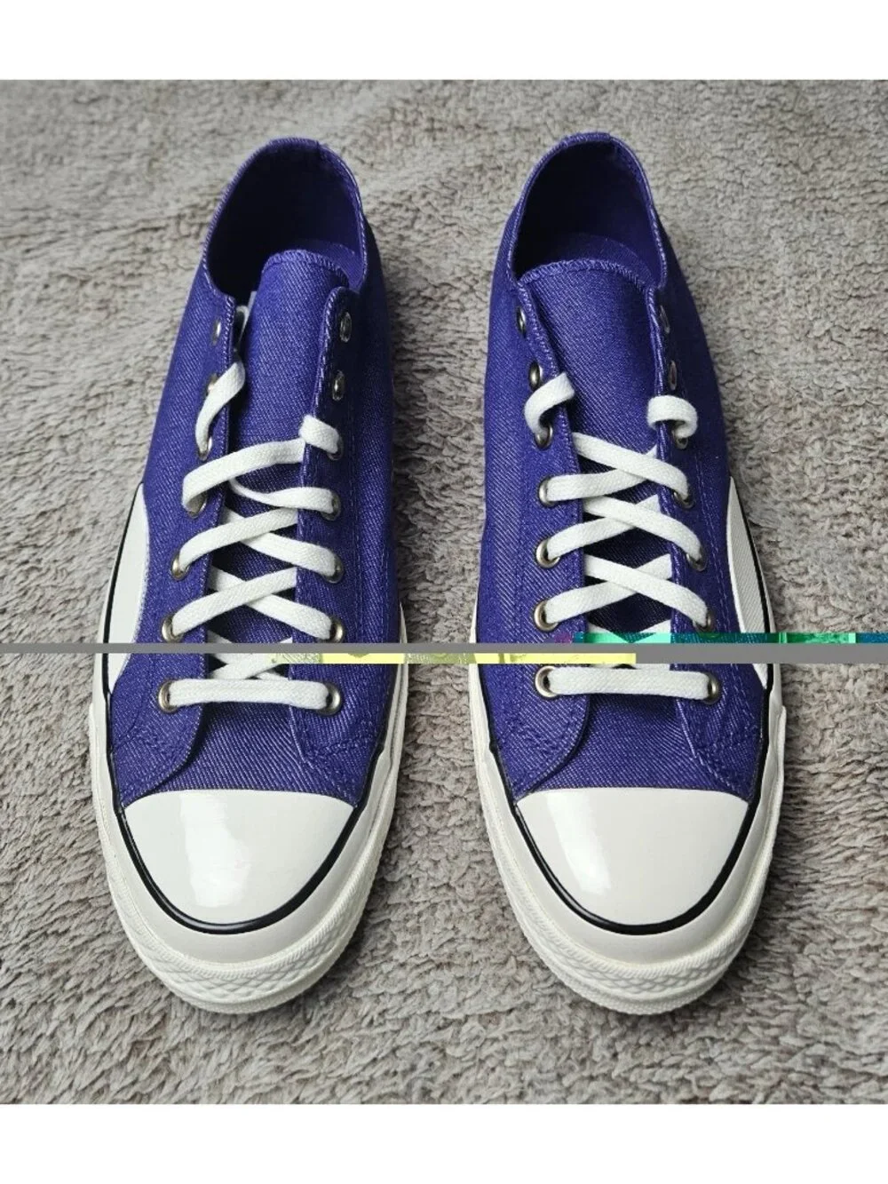 Converse Chuck Taylor 70 DENIM-All Star Ollie Patch~Court Purple M/13 W/15 Nwob - Picture 13 of 14